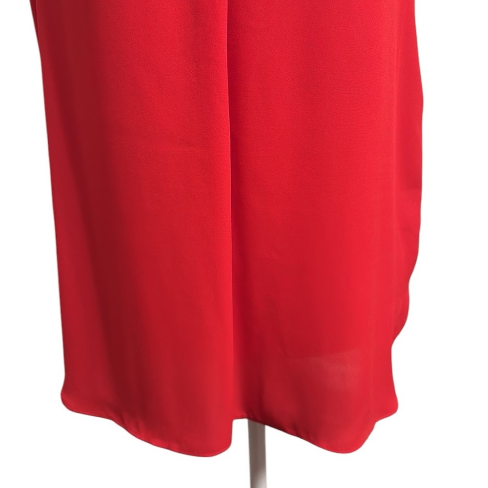 VIOLET + CLAIRE Red Sleeveless V-Neck Women's Top med - Picture 3 of 8